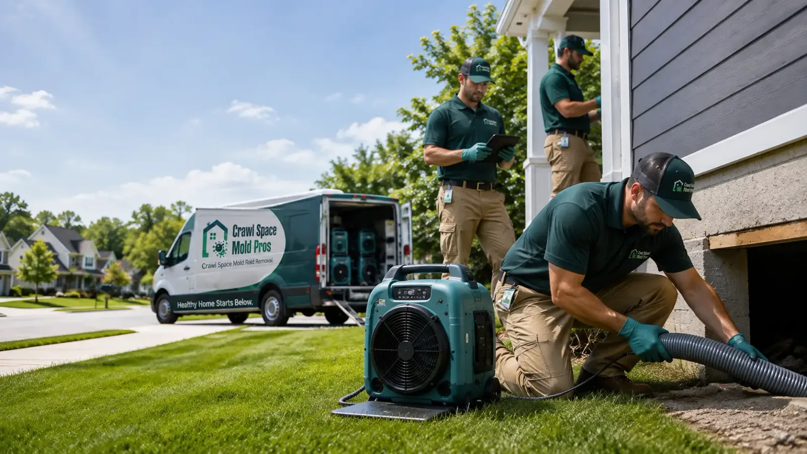 Crawl Space Mold Removal in Inavale, NE